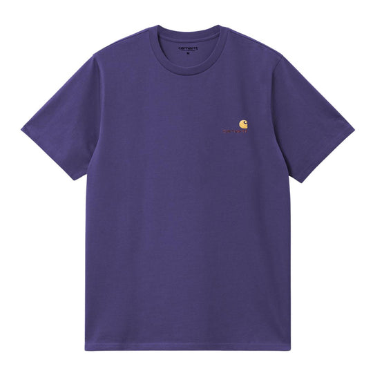 T-shirt Herren Carhartt WIP S/S American Script Lila