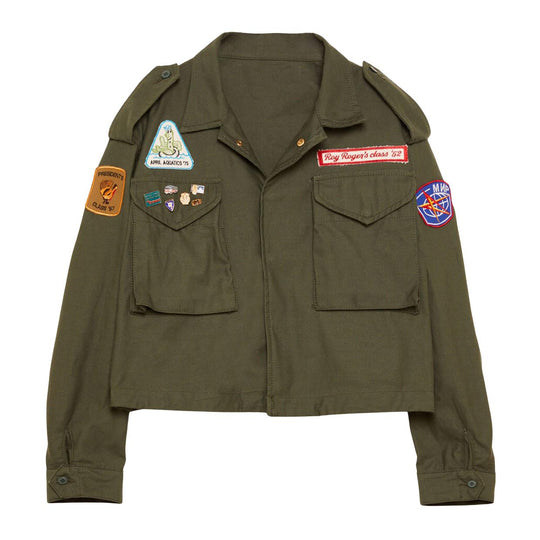 Giacca Donna Roy Roger's Field Patch Verde