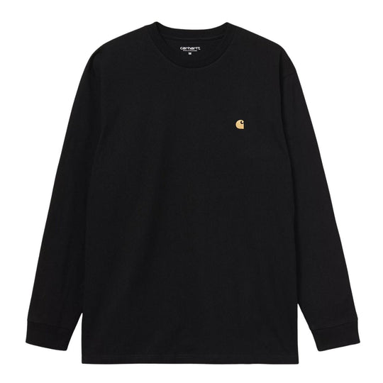 T-shirt Herren Carhartt WIP L/S Chase Schwarz