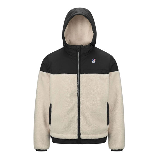 Pile Unisex K-Way Ecru / Schwarz