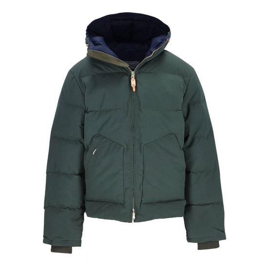 Herren Daunenjacke Manifattura Ceccarelli mit Kapuze Grün
