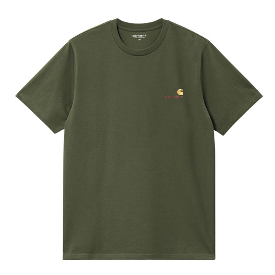T-shirt Herren Carhartt WIP S/S American Script Grün