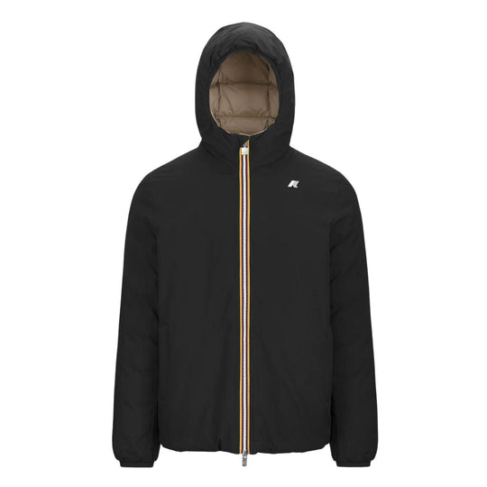 Herrenjacke K-Way Wendejacke St Thermo Schwarz / Beige