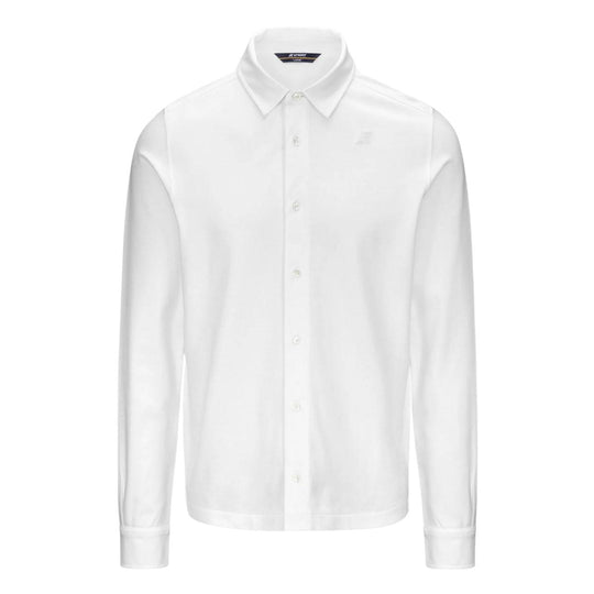 Camicia Uomo K-Way Timothee Camicia M/L Pique Bianco