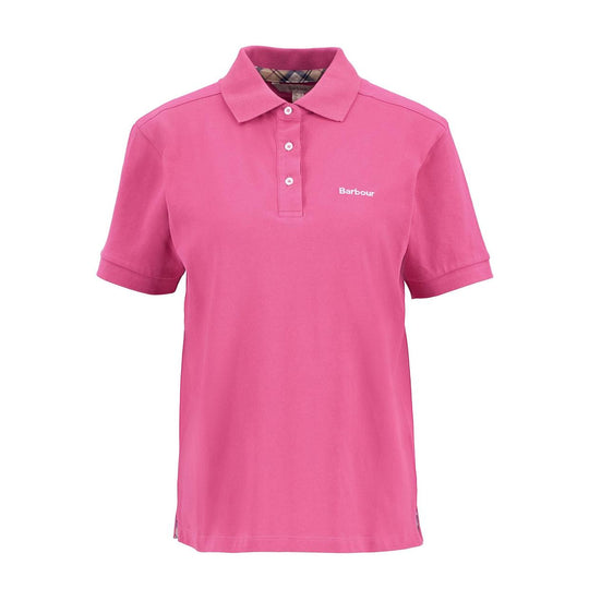 Damen Polo Barbour Bowford Fuchsia