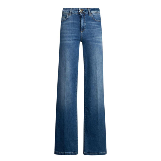 Damenjeans Liu-Jo Flare Taille Blau