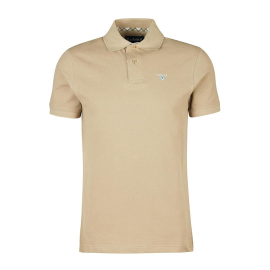 Men's Barbour Polo Beige