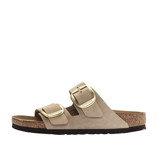 Damen Sandalen Birkenstock Arizona Große Schnalle Sandfarbe