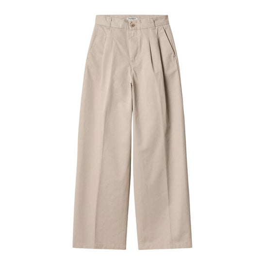 Pantaloni Donna Carhartt WIP W' Leola Pant Beige