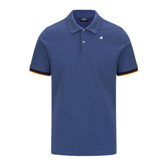 Men's Polo K-Way Vincent Pique Cobalt Blue