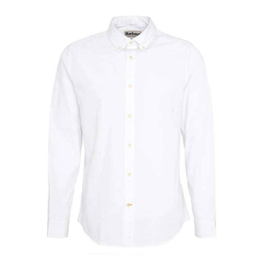 Herrenhemd Barbour Crest Poplin Weiß
