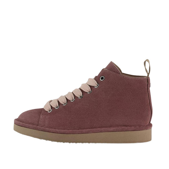 Polacchini Damen Panchic P01 Wildleder Gefüttert Rosa / Puderton