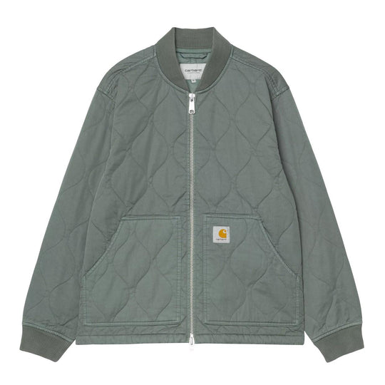 Giubbino Uomo Carhartt Wip Kylan Liner Grigio Verde