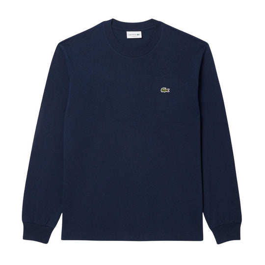 Lacoste Men's Long Sleeve Navy Blue T-shirt