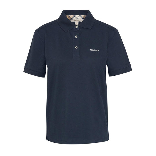 Damen Polo Barbour Bowford Blau Navy