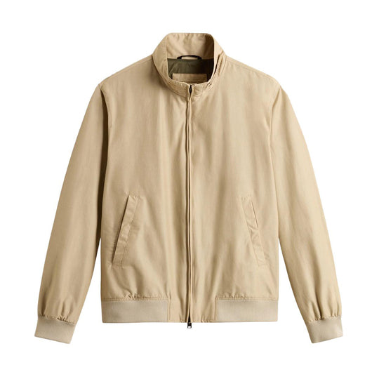 Men's Woolrich Bomber Cruiser Jacket Beige