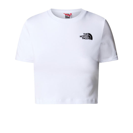 T-Shirt Damen The North Face Kurz geschnitten Weiß