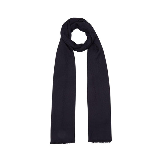 Sciarda Donna Liu-Jo Foulard Con Logo Jacquard Nero