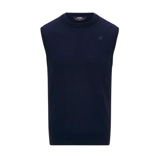 Men's K-Way Jeano Cotton Vest Dark Blue