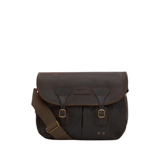 Men's Bag Barbour Wax Leather Tarras Green
