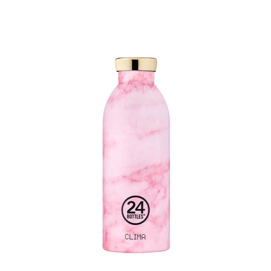 24 Bottles Clima Bottle 500ml Marbled Pink