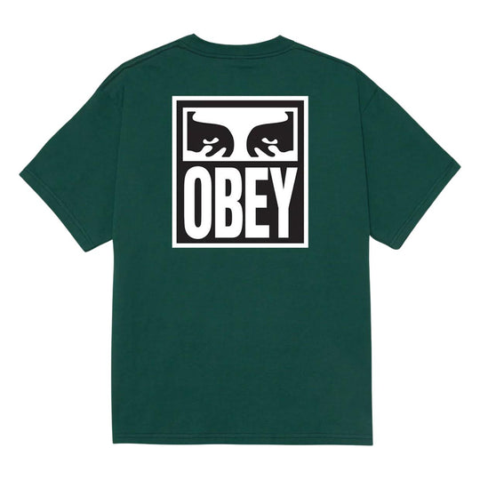 T-Shirt Uomo Obey Eyes Icon 2 S/S Verde
