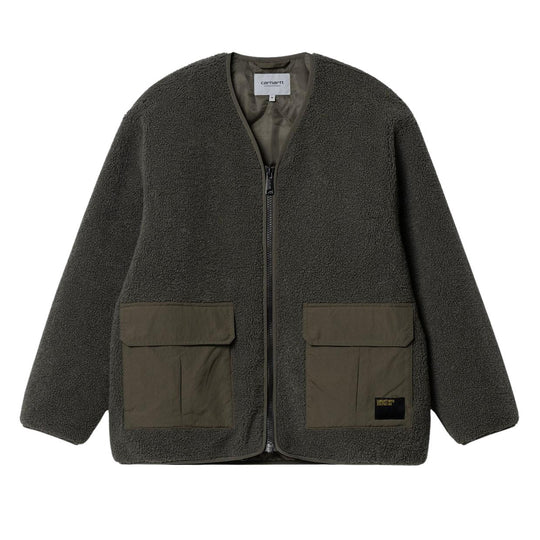 Felpa Uomo Carhartt WIP Devin Liner Verde
