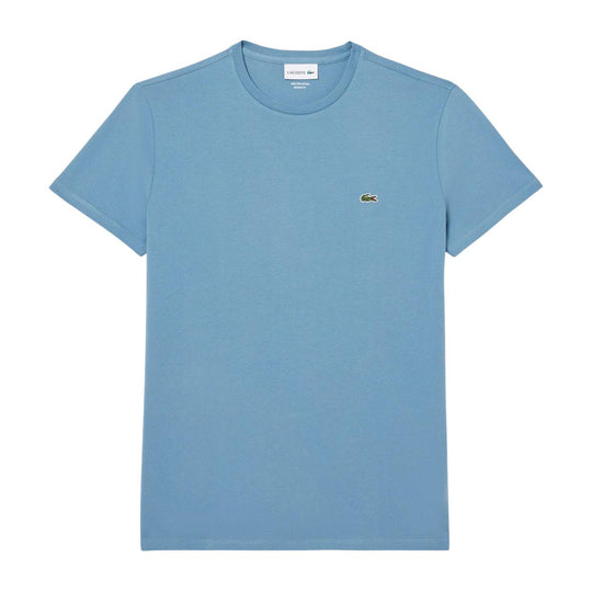 T-shirt Herren Lacoste Pima-Baumwolle Hellblau (HD9)