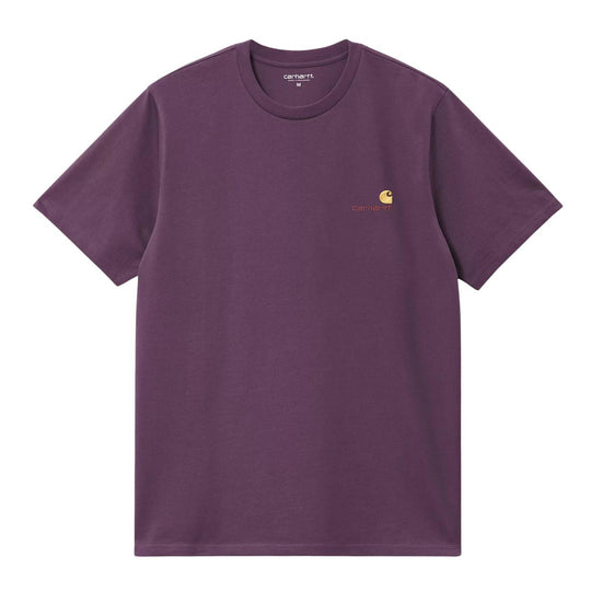 Men's T-shirt Carhartt WIP S/S American Script Purple