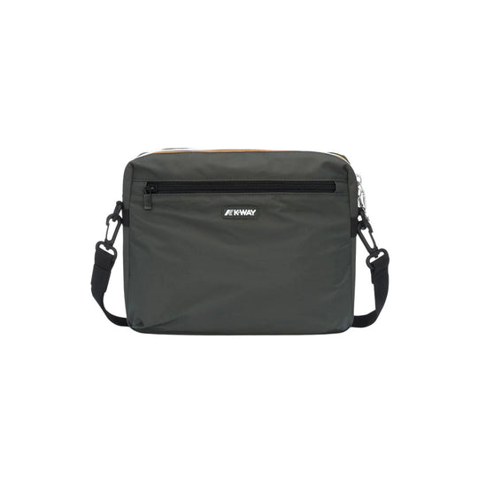 Borsa Unisex K-Way Moire Verde Scuro