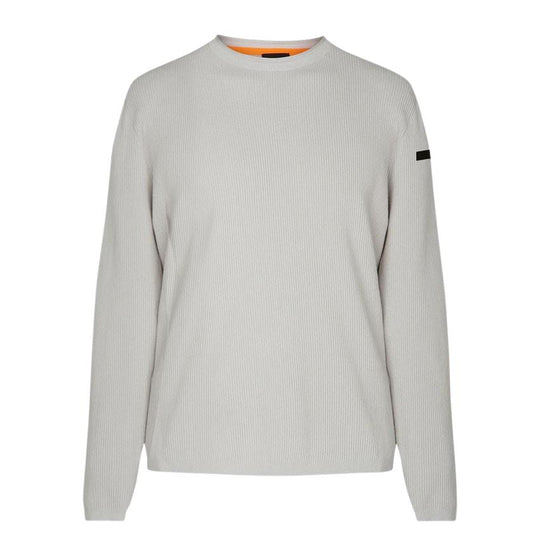 Maglione Uomo RRD Knit Rib Round Grigio Chiaro
