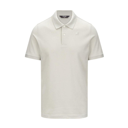 Polo Uomo K-way Amede Pique M/M Gesso