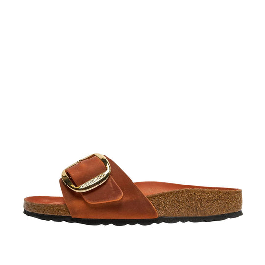 Sandalen Damen Birkenstock Madrid Große Schnalle Orange