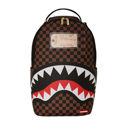 Sprayground Sharks In Paris Lost & Found Backpack Brown