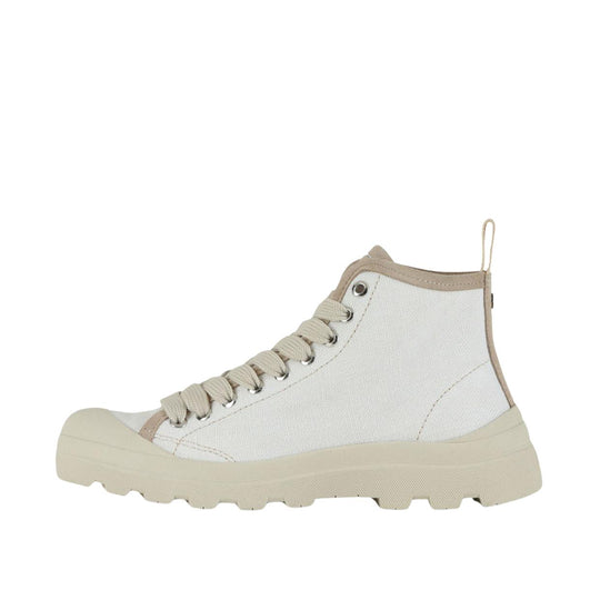 Polacchino Damen Panchic P03 Weiß / Beige