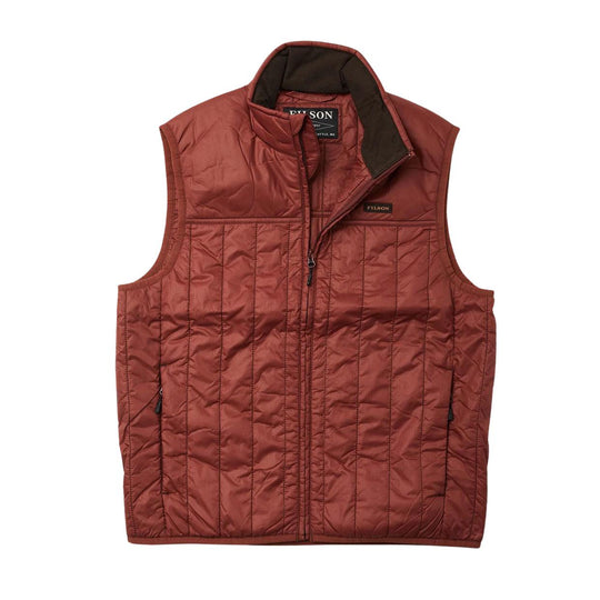 Men's Filson Ultralight Vest Terracotta