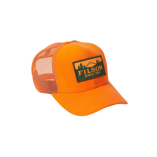 Filson Logger Mesh Cap Orange Hut