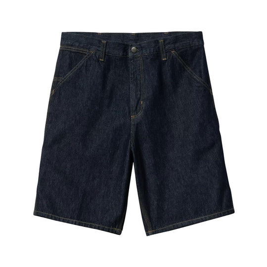 Bermuda Uomo Carhartt Single Knee Short Denim Scuro