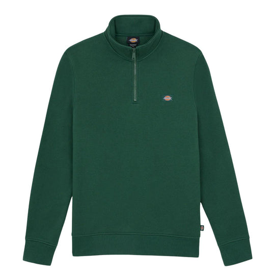 Felpa Uomo Dickies Oakport Quarter ZipVerde