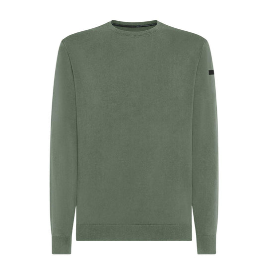 Maglia Uomo RRD Techno Wash Round Knit Verde