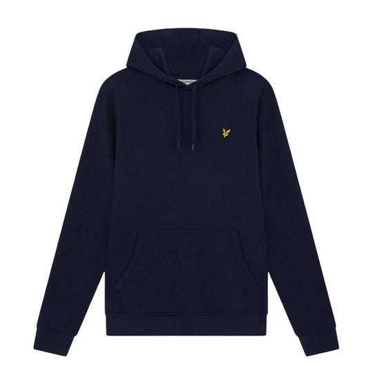Felpa Cappuccio Uomo Lyle & Scott Logo Blu