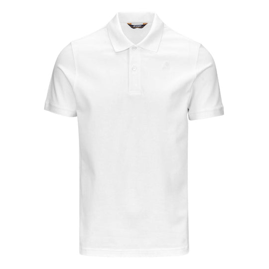 Polo Uomo K-way Amede Pique M/M Bianco