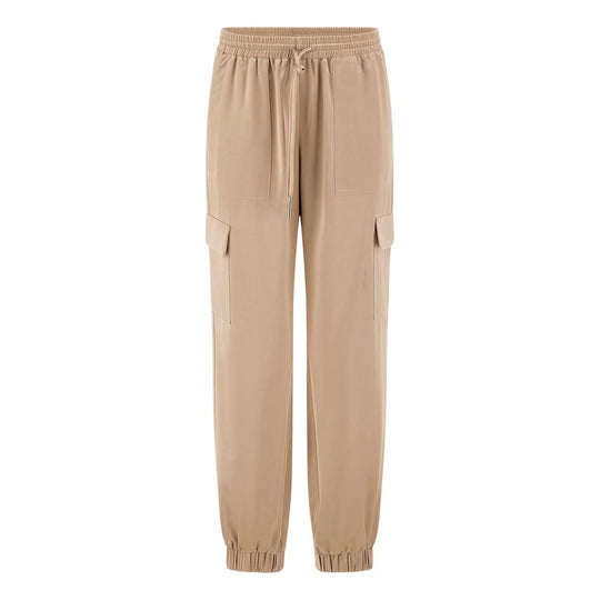 Damenhose Guess Jogger Cargo Beige