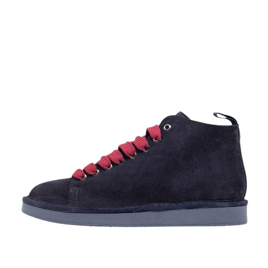 Men's Polacchini Panchic P01 Suede Lined Blue/Red