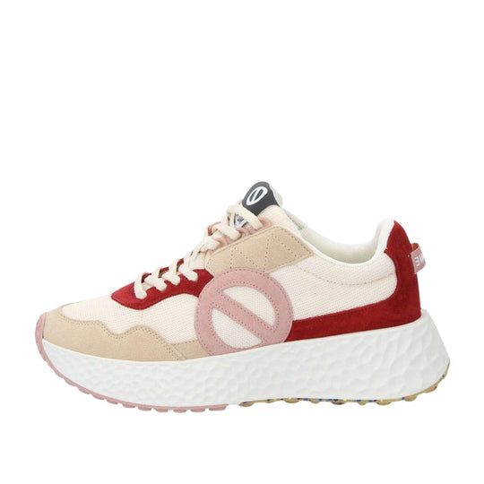 Women's Sneakers No Name Carter Jogger Beige / Red / Pink