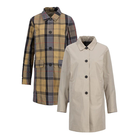 Impermeabile Donna Barbour Babbity Showerproof Gesso